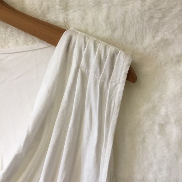 Talbots White Cowl Neck Tank Top - Picture 4 of 12